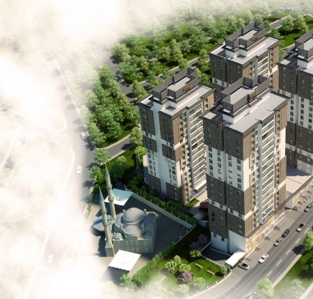 Exterior image - Apartments for sale near 3 shopping malls in Güneşli - Istanbul - 27039