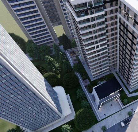 Exterior image - Open lake-view 3-bedroom apartments for sale in Istanbul - 28190