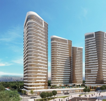 Exterior image - Sea and Çamlicatepe views apartments for sale in development area in Kadikoy - 28662