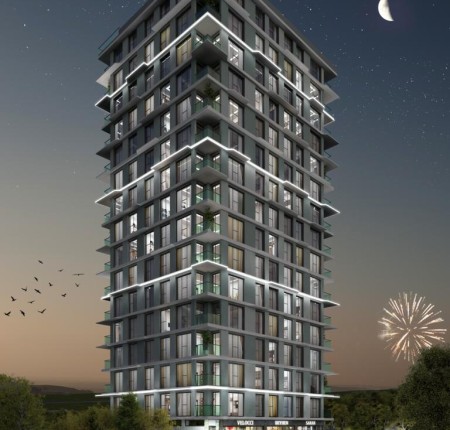 Exterior image - Investment apartments for sale in a small complex near Istanbul Airport Metro - 30429